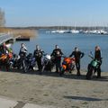 Beaucoup de motards au lac de Madine cet après-midi