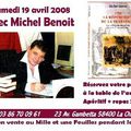 Diner littéraire avec Michel Benoit