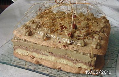 Dacquoise au coeur fondant