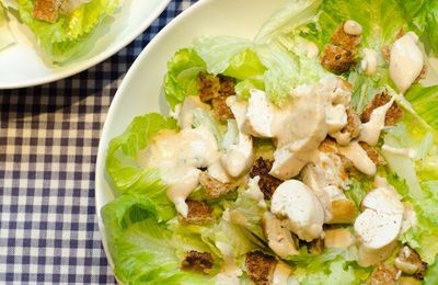 Salade Caesar - sauce de Kasper au soja