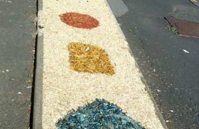 Bandes plates et points ronds