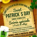 Samedi 19 Mars 2016 La Saint Patrick