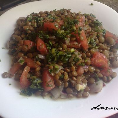 salade de lentilles