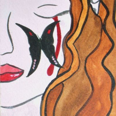 le papillon noir sang