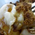 Crumble de pommes au Maroilles