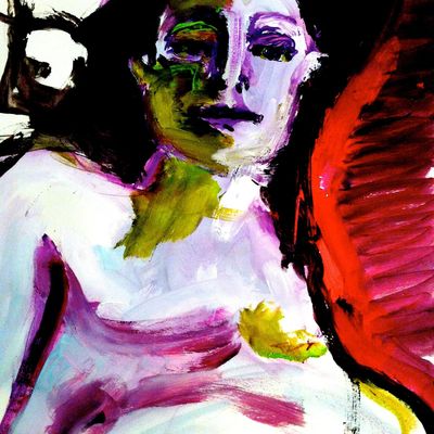 Technique mixte sur papier - Janvier 2017