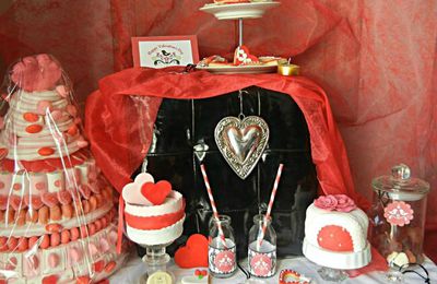 sweet table de st Valentin