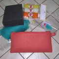 Trousse en laine cardée