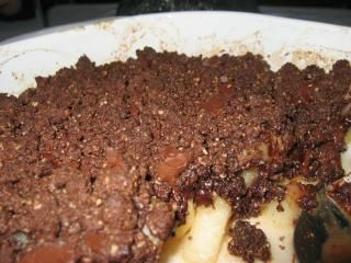 CRUMBLE CHOCO POIRES CHOCO