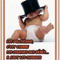 Politiciens couches bébés