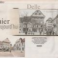 Rubrique ‘’D’hier à aujourd’hui’’ dans Le Mag ER : Delle (90)