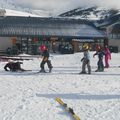 Première leçon de ski