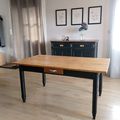 Table ancienne bois/noire