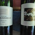 Fronsac : La Rousselle 2019, et Clos du Roy 2019