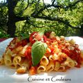 Gratin de ziti napoletani à la tomate et au pain