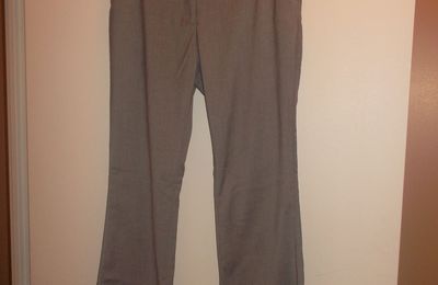 Pantalon gris clair H&M - Taille 40