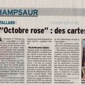 Article Dauphiné Octobre Rose