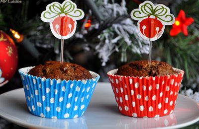 Muffins Banane Châtaigne Framboises 