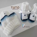 FICHE TRICOT BEBE, tuto bb, modèle layette à tricoter, explications en pdf