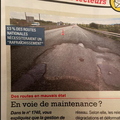 les  routes  en FRANCE  se  dégradent  (  ils  le  savent )  