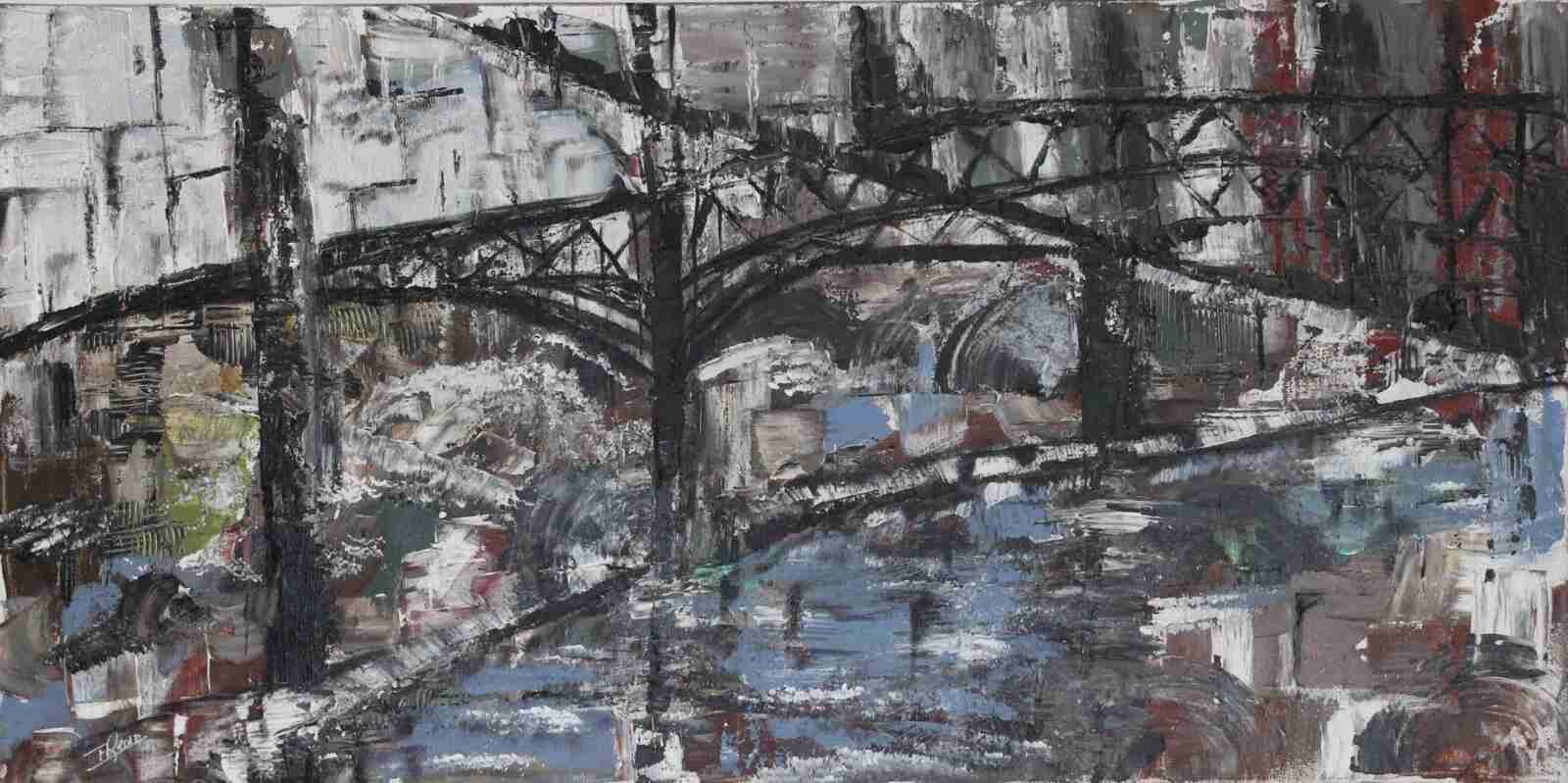Paris 1930 -acryl2015- 40X80cm- (n°5 )-