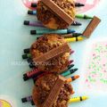 Muffins bananes et aux Kit Kat®