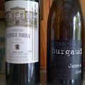 Saint Julien : Léoville Barton 2002, et Jean-Marc Burgaud : Morgon : cuvée James 2010