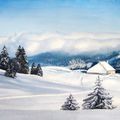 Peinture | Paysages de neige | Franche-comté