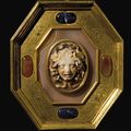Camée ovale en sardoine sculptée représentant la tête de Méduse, XVIIème siècle