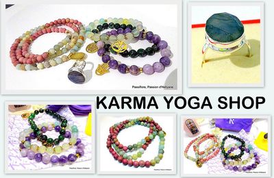 Mon nouveau partenaire : Karma Yoga Shop : lithothérapie & pierres 100% authentiques