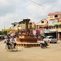 Rond-point à Siem Reap (Cambodge)