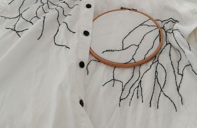 Broderie # En cours# Chemise 