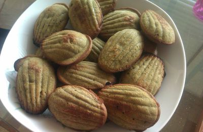 Madeleines au thé vert