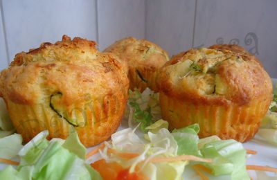 Muffins Courgette - Parmesan