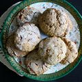 Scones carottes, citron et abricots secs (vegan)