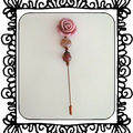 ...Fibule "Rose vintage"...