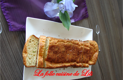 Cake au crabe et à la ciboulette