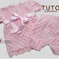 TUTO tricot bébé, tutoriel, Patron layette bb à tricoter pdf