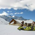 DU SOLEIL, DE LA NEIGE ET UN PEU DE VENT AU LAUTARET LE 13/01/2008 