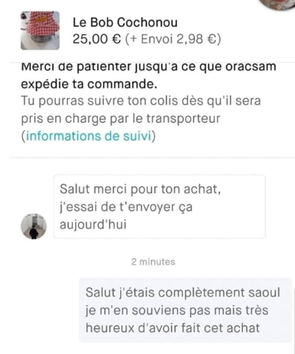 les déboires du bob