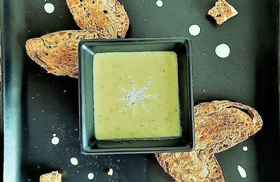 Velouté de courgette à la vache qui rit