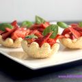 Tulipes feuilletées aux fraises