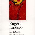 La leçon - Eugène Ionesco