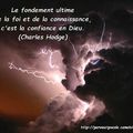 Confiance en Dieu - Charles Hodge (Citation)