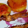 Poitrine de porc à la sauce haricots noirs et coriandre