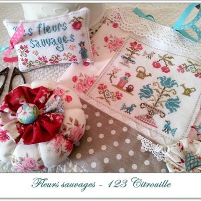 Nouvelle création 123 Citrouille : Fleurs sauvages