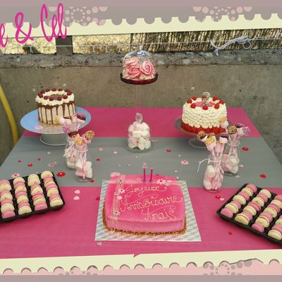Une Sweet Table très girly...