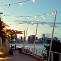 Coucher de soleil et table romantique au Rusty Pelican - Virginia Key