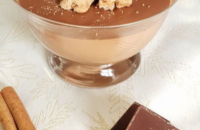 Crème Dessert au Chocolat à la Vergoise et Cannelle
