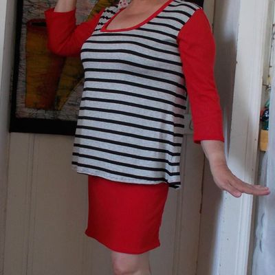 plantain 23 marinière et sa petite jupette